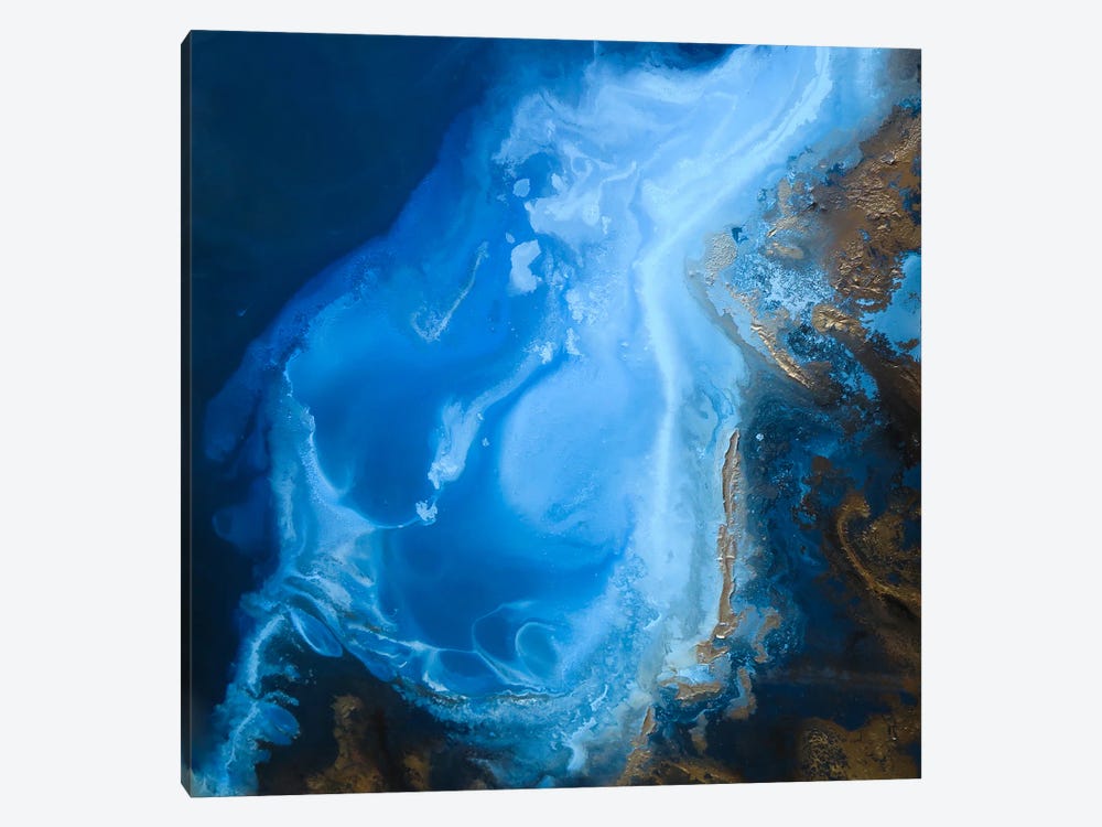 Midnight Blue by Petra Meikle de Vlas 1-piece Canvas Print