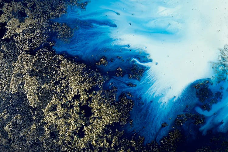 Navy Shimmer by Petra Meikle de Vlas wall art