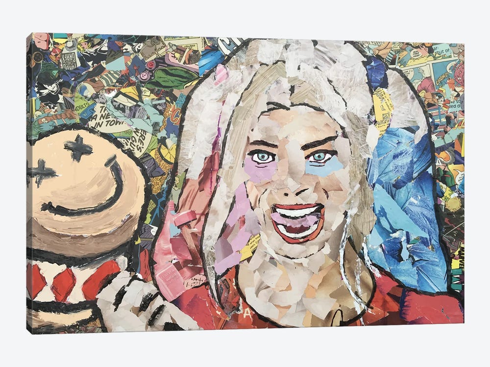 Harley Quinn by p_ThaNerd 1-piece Canvas Wall Art