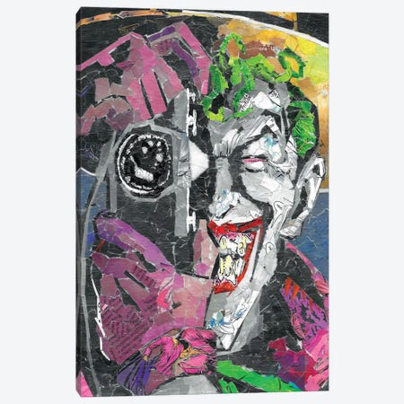 Joker Killing Joke Canvas Print #PMY27} by p_ThaNerd Canvas Art