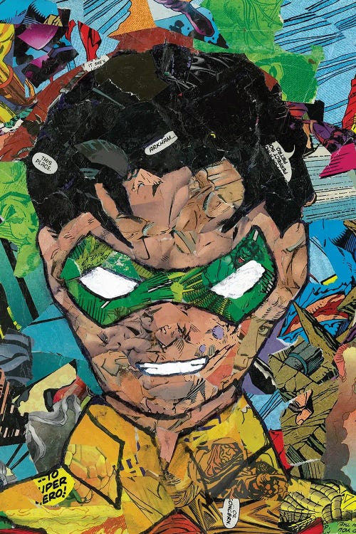 Robin Comic Collage