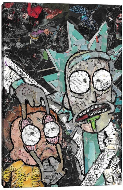 Rick And Morty Canvas Art Print - Art Gifts for Him