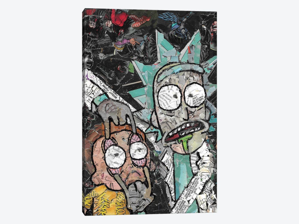 Rick And Morty by p_ThaNerd 1-piece Canvas Artwork