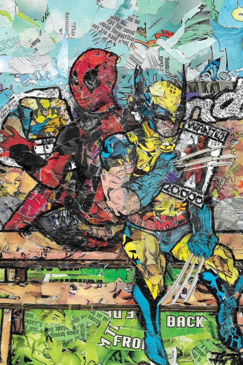 Deadpool & Wolverine Cleveland Edgewater Beach by p_ThaNerd wall art