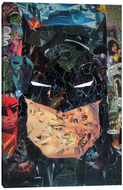 Immortal Bruce Canvas Art Print - Justice League