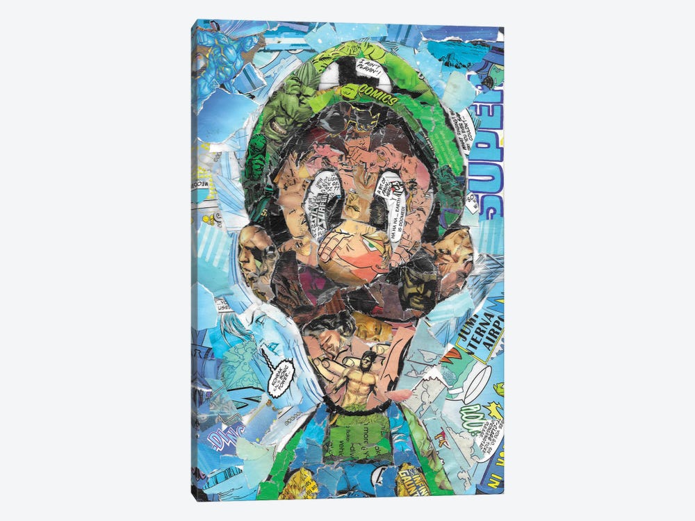 Luigi by p_ThaNerd 1-piece Canvas Print