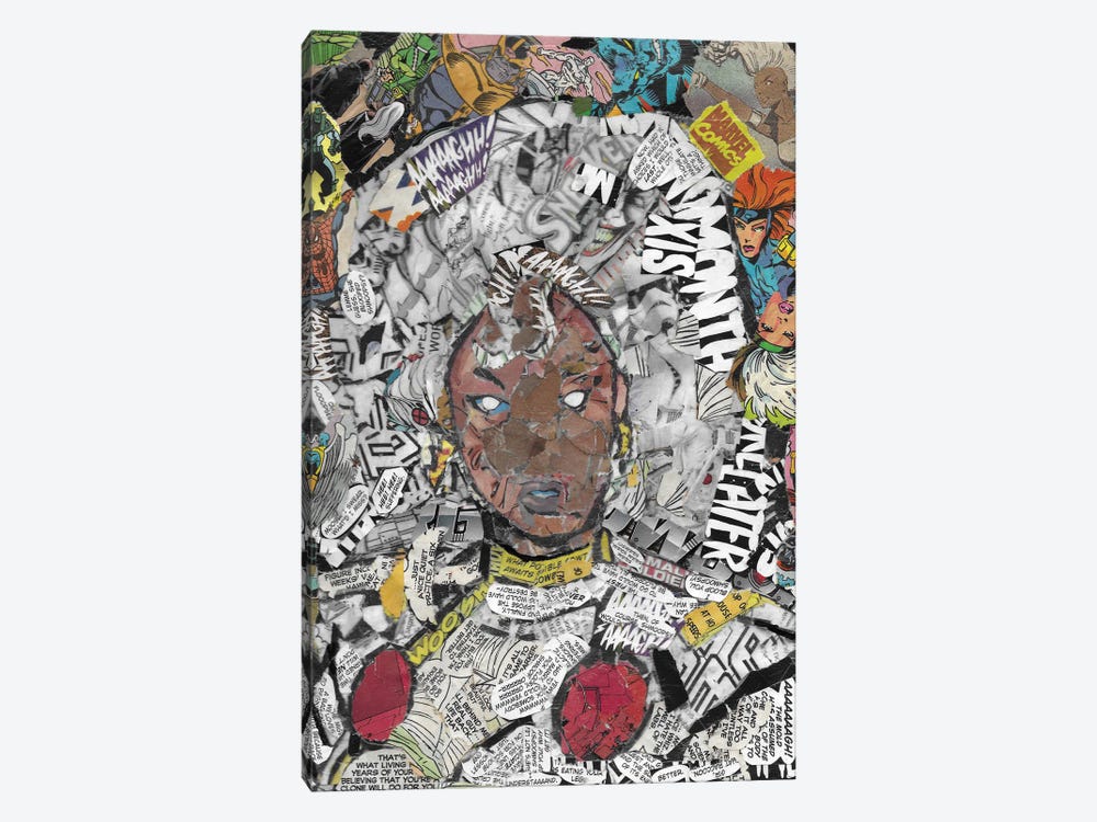 Ororo Munroe Storm Black Panther Comic by p_ThaNerd 1-piece Canvas Art