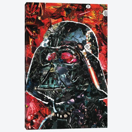 Almighty Vader Canvas Print #PMY46} by p_ThaNerd Canvas Wall Art