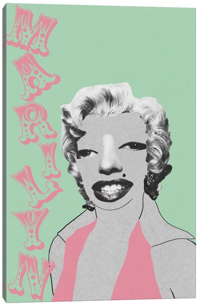 I Wanna Be Loved Canvas Art Print - Marilyn Monroe