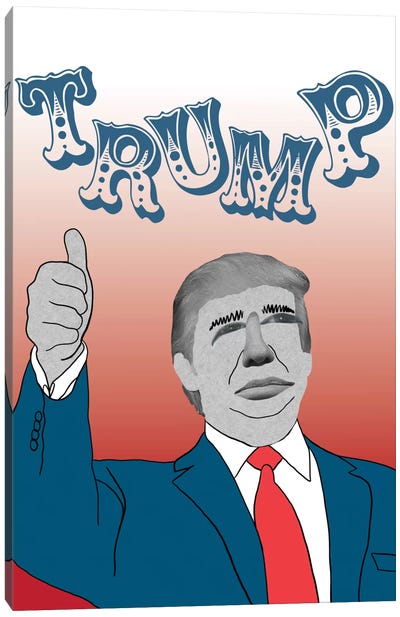 Listen To Me Canvas Art Print - Donald Trump