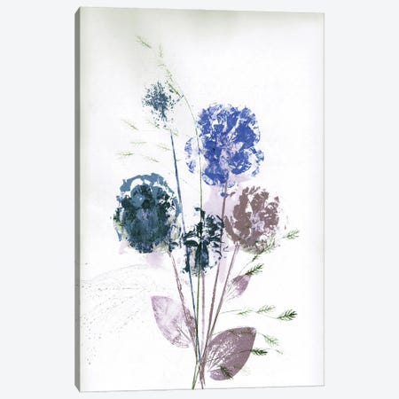 Bouquet I Blue Canvas Print #PNF2} by Pernille Folcarelli Canvas Wall Art