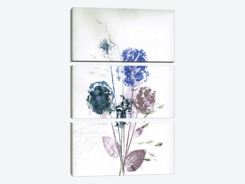 Bouquet I Blue by Pernille Folcarelli 3-piece Canvas Art