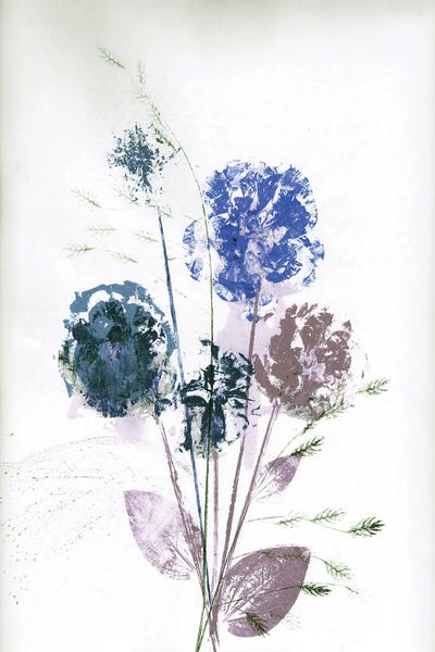 Pernille Folcarelli: Bouquet I Blue by Pernille Folcarelli