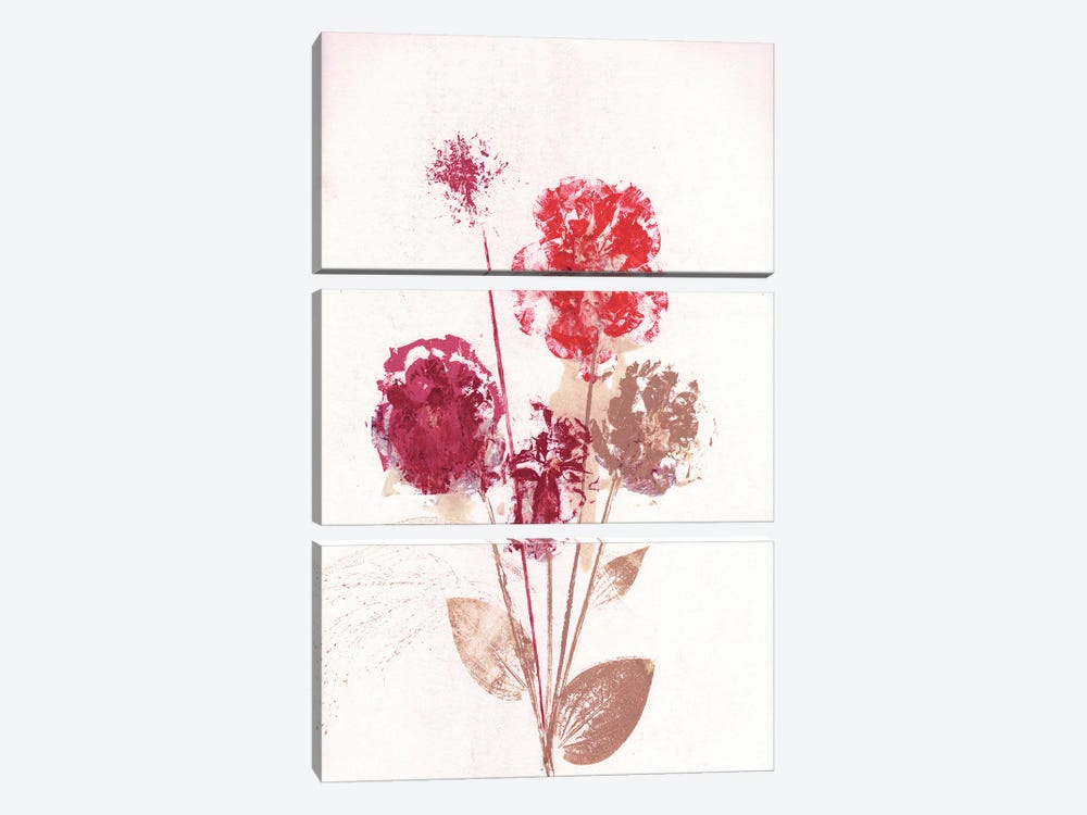 Bouquet I Red by Pernille Folcarelli 3-piece Canvas Art Print