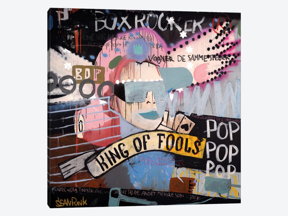King Of Fools 1-piece Canvas Wall Art