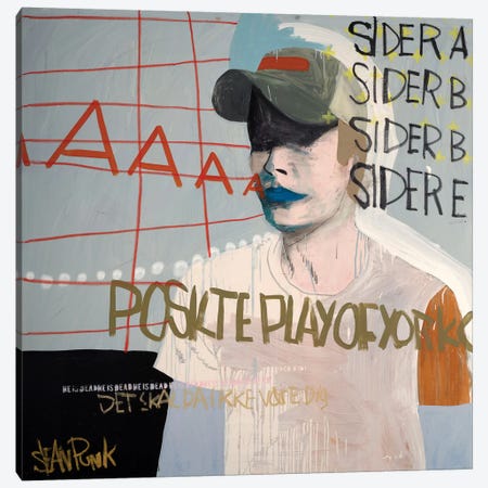 Sider A Canvas Print #PNK7} by Sean Punk Canvas Wall Art