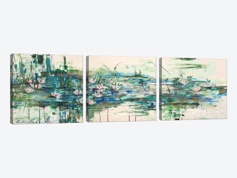 Waters Edge by Catherine Pennington Meyer 3-piece Canvas Art
