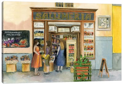 Sorrento-Italian Deli Canvas Art Print