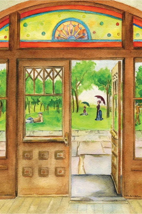 Woodstock, Illinois And Sunday In The Park by Paula Nathan wall art