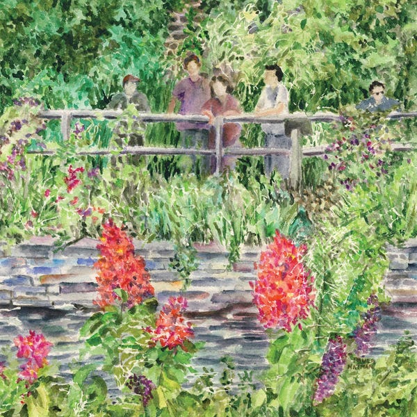 Paula Nathan: Lincoln Park Bridge by Paula Nathan