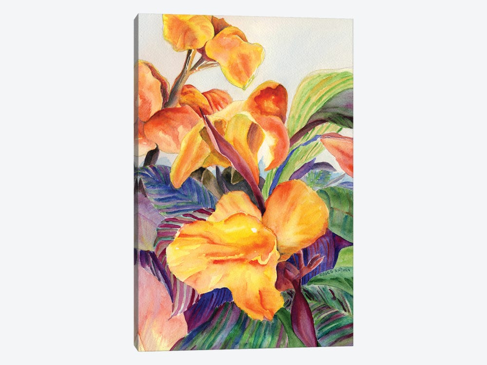 Tropicana Flower by Paula Nathan 1-piece Canvas Art Print