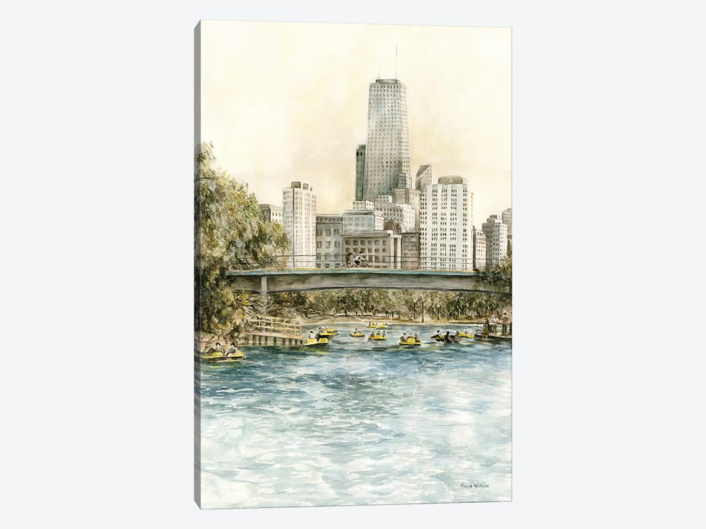 Lincoln Park Lagoon by Paula Nathan 1-piece Canvas Print