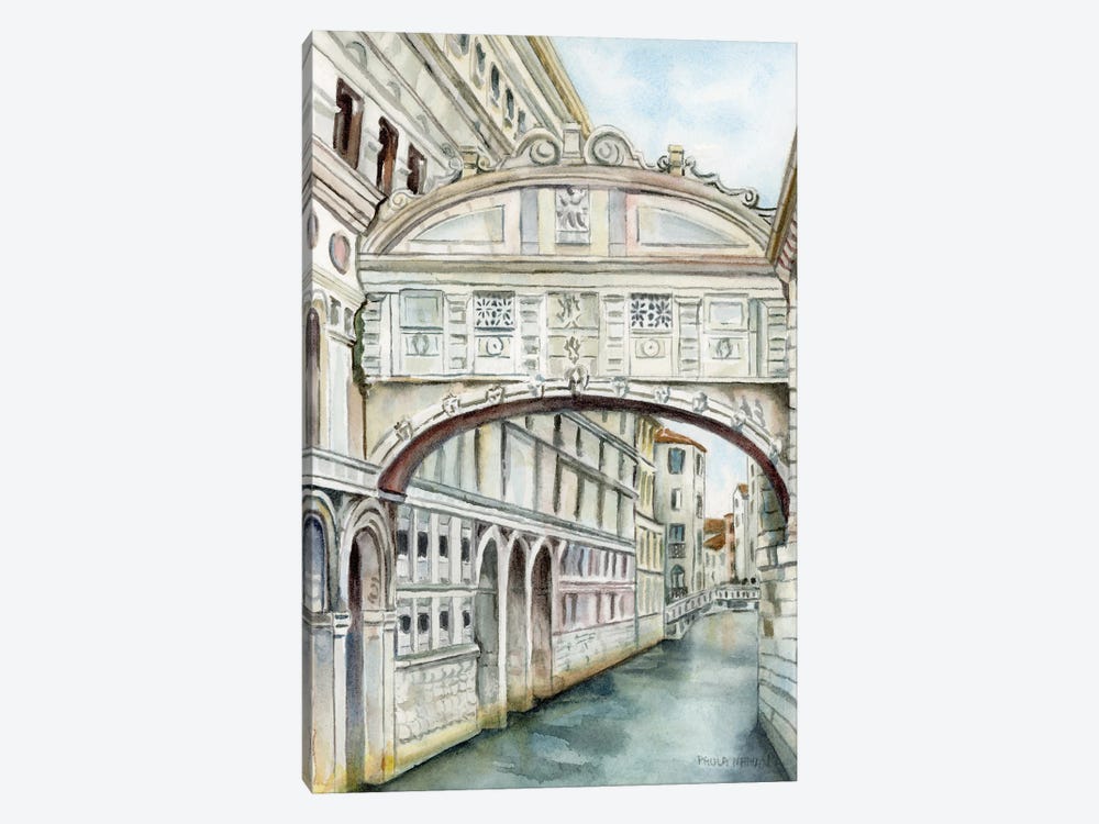Bridge Of Sighs Venice Italy by Paula Nathan 1-piece Art Print