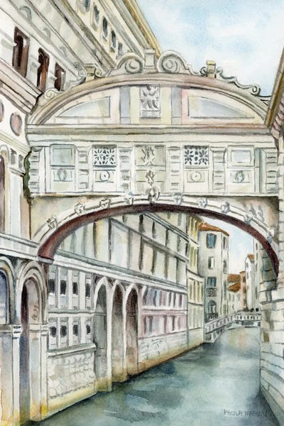 Paula Nathan: Bridge Of Sighs Venice Italy by Paula Nathan