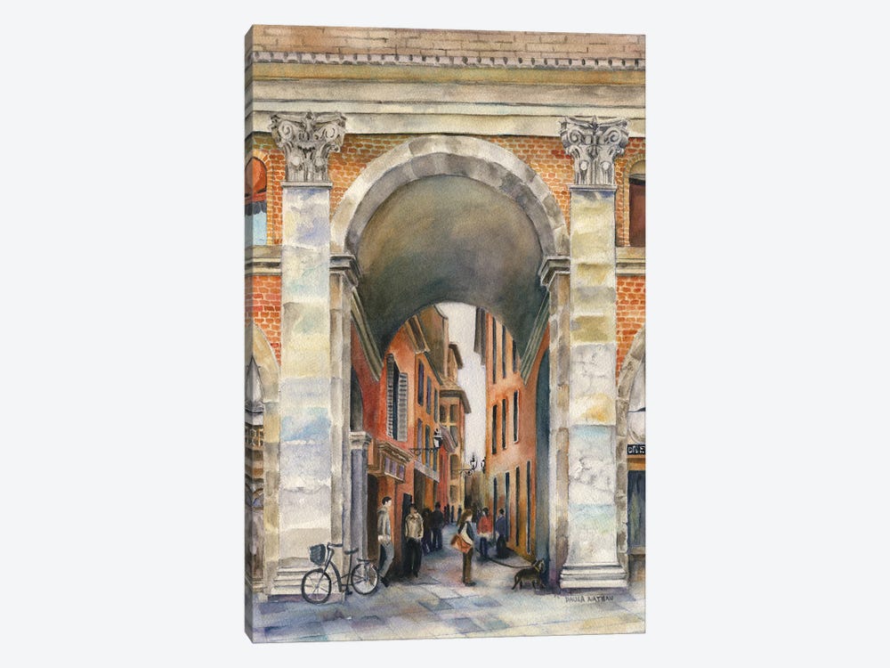 Bologna, Italy Arch by Paula Nathan 1-piece Canvas Artwork