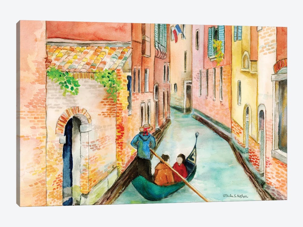 Venice Italy Gondola by Paula Nathan 1-piece Art Print