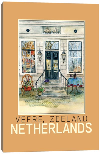 Veere Zeeland Netherlands Poster Canvas Art Print - Netherlands Art