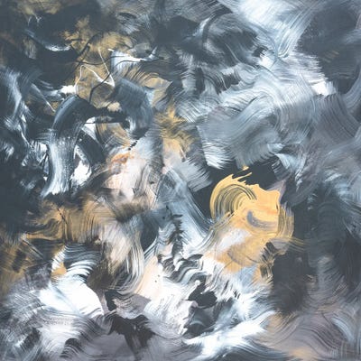 Golden Snowflakes by Paresh Nrshinga canvas print