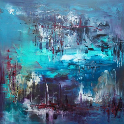 Sapphire Lagoon by Paresh Nrshinga canvas print