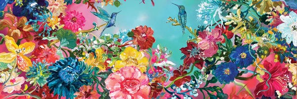 Spring: Hummingbirds In Paradise by Paulina Tapia