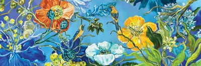 Songs Of The Garden by Paulina Tapia framed canvas print