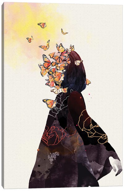 Come Alive Canvas Art Print - Monarch Butterflies