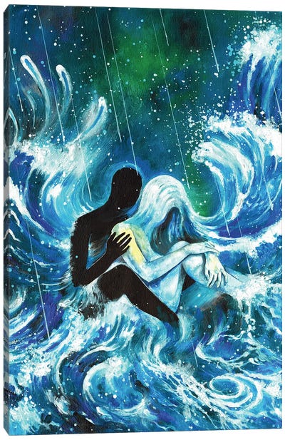 With you through the storm Canvas Art Print - Pride Nyasha