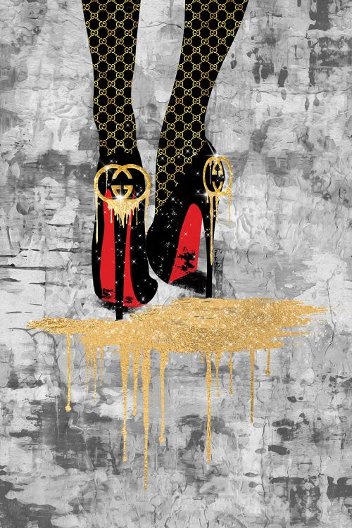 Gucci Dripping Gold by Pomaikai Barron wall art