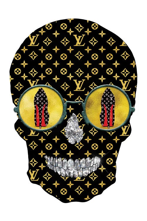 Death NYC Skull X Louis Vuitton Original screenprint of …