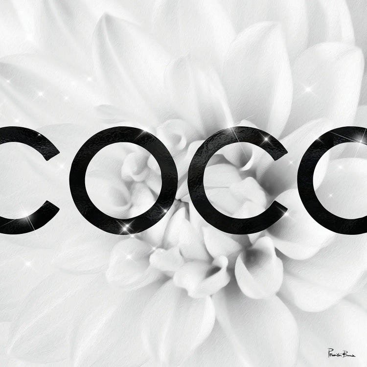 Black And White Coco Dahlia Fashion III