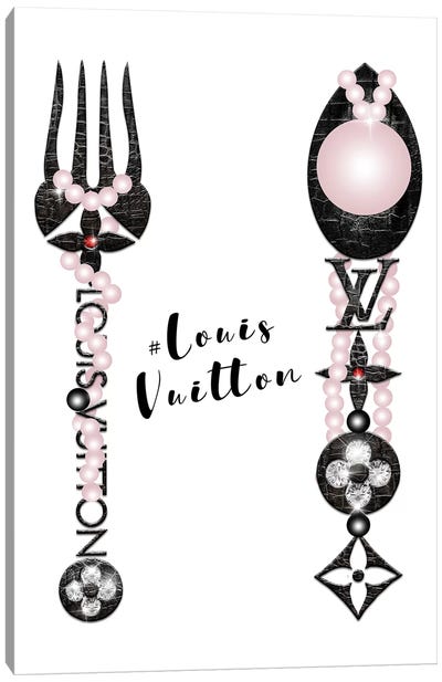 LV Be Fancy Canvas Art Print - Louis Vuitton Art