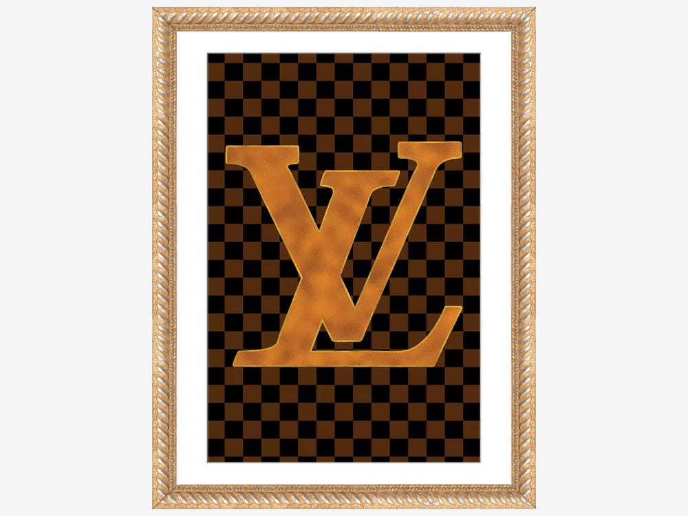Framed Canvas Art - Louis Vuitton Watch by Martina Pavlova ( Fashion > Fashion Brands > Louis Vuitton art) - 40x26 in