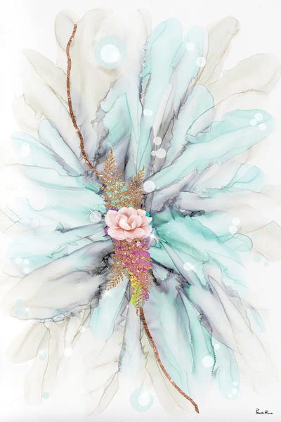 Misty Alcohol Ink Flower