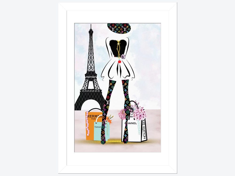 Pomaikai Barron Canvas Wall Decor Art Prints - I Do Pastel Lips ( Fashion > Fashion Brands > Louis Vuitton art) - 36x12 in
