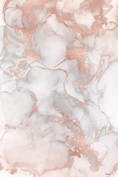 Glam Bedroom: Pebbles Alcohol Ink Art by Pomaikai Barron