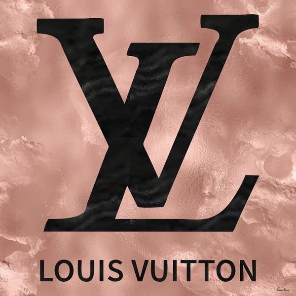 Glam Bedroom: Rose Gold And Black Fashion V by Pomaikai Barron