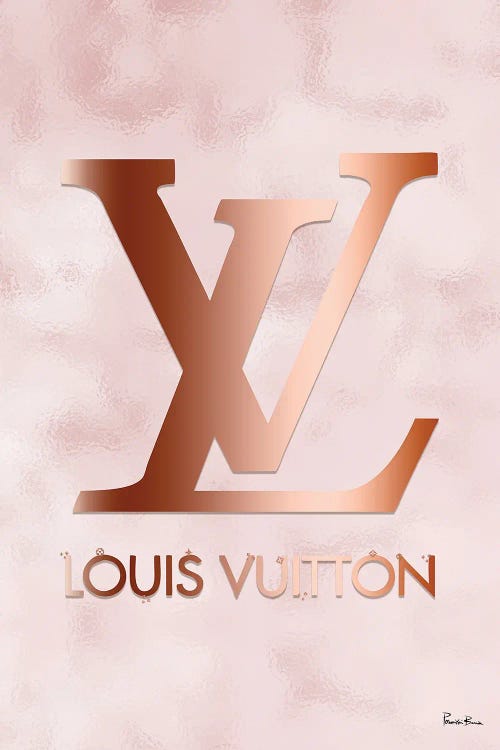 Rose Gold Blush LV Fashion I