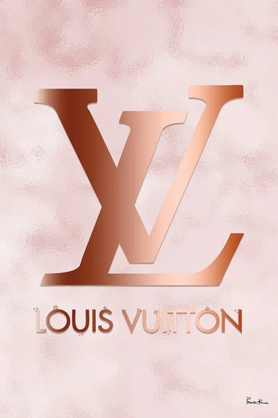 Glam Bedroom: Rose Gold Blush LV Fashion I by Pomaikai Barron