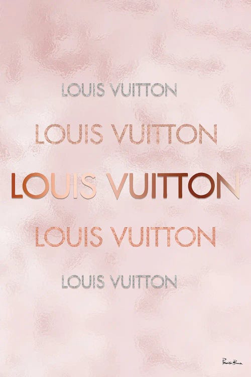 Rose Gold Blush LV Fashion II