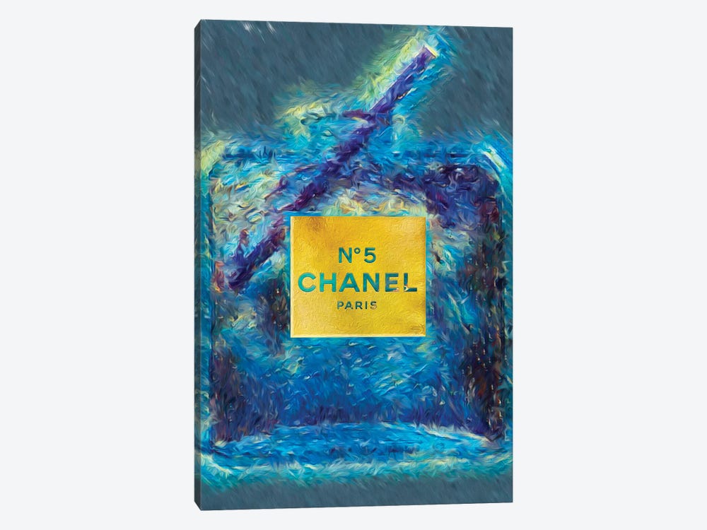 No 5 Fashion Champange 1-piece Canvas Art